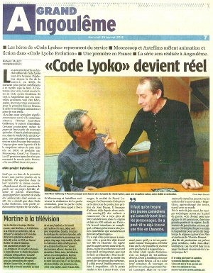 Article dans Charente Libre