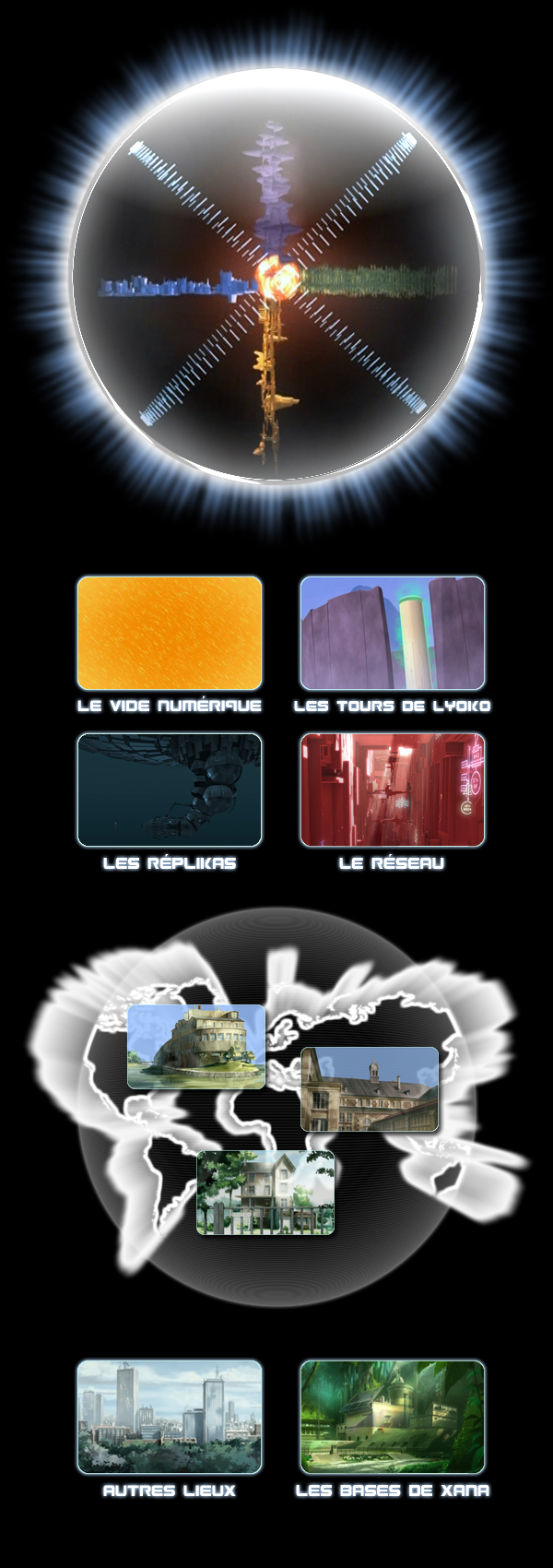 CodeLyoko.Fr - Lieux