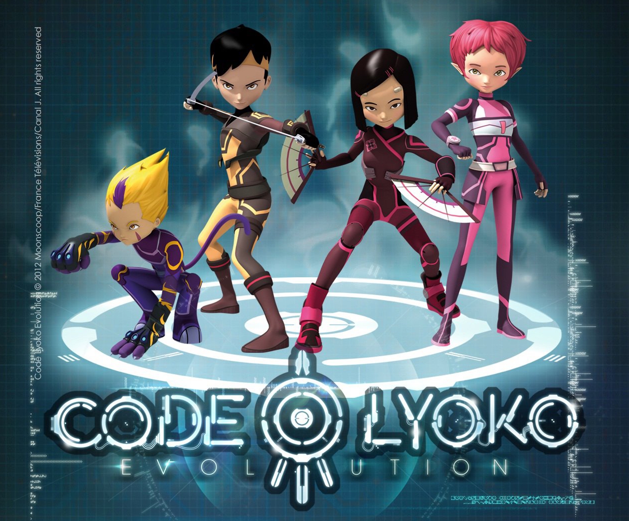Les personnages de code lyoko